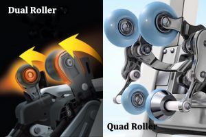 dual and quad rollers comparison for massage
