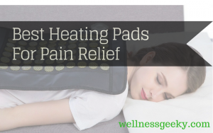 woman on a heating pad