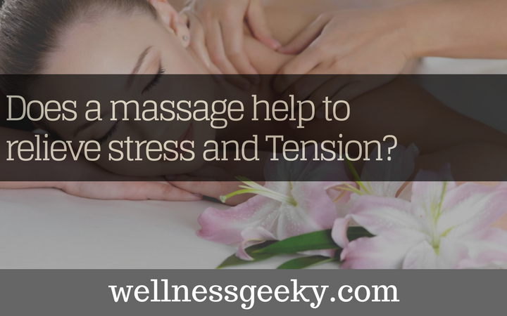 Massage for relieve stress and tention