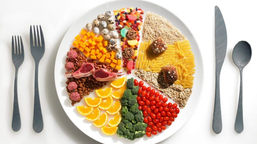 Plate With Healthy Food